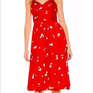 Bardot Red Dress